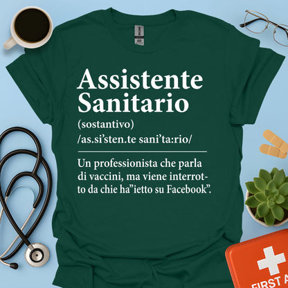 Definizione Assistente Sanitario Maglietta