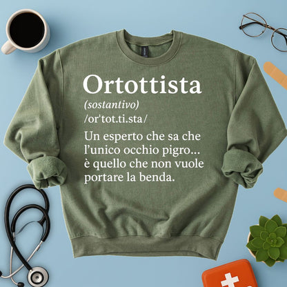 Felpa Divertente Ortottista