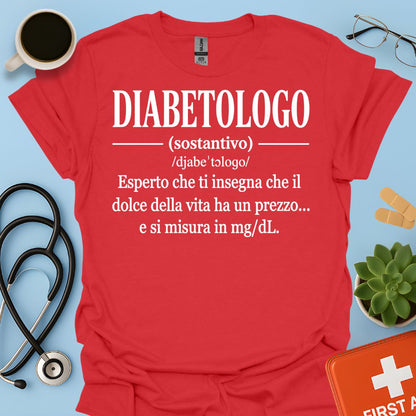 Maglietta Definizione Diabetologo