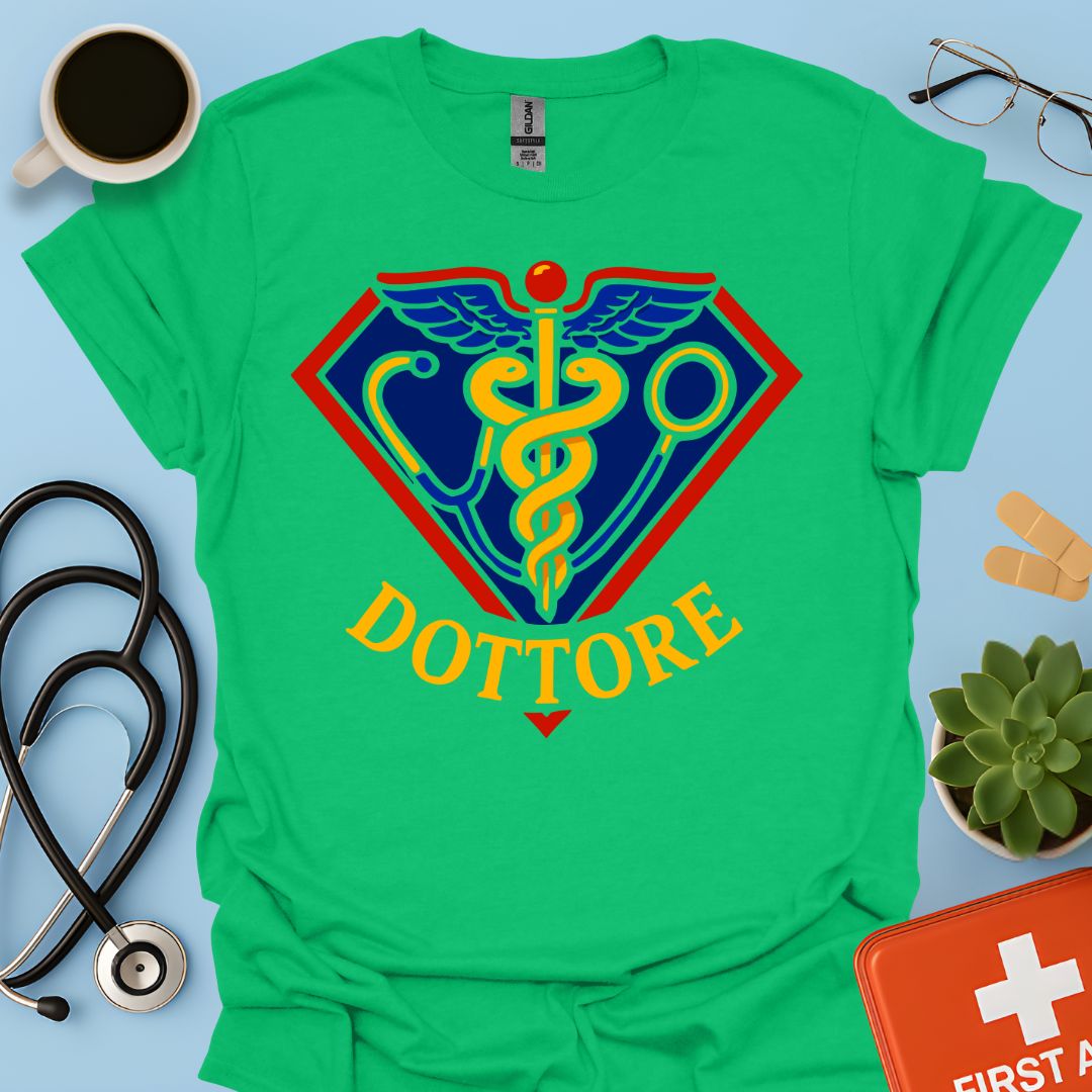 Regalo Divertente Super Dottore Medico Maglietta