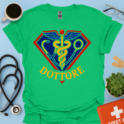 Regalo Divertente Super Dottore Medico Maglietta