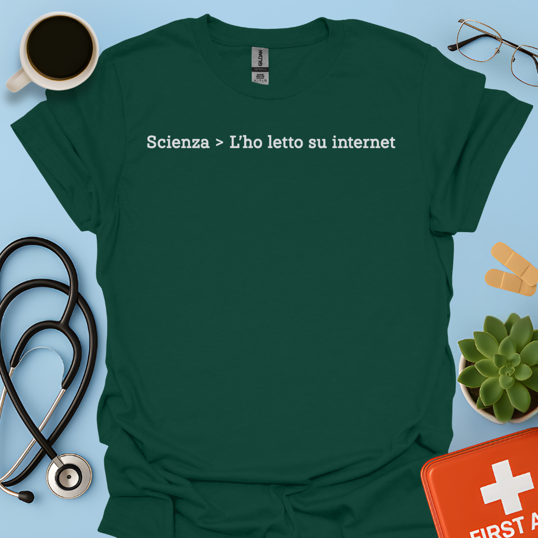 La scienza > L'ho letto su internet - Infermieri Medici Specializzandi Maglietta