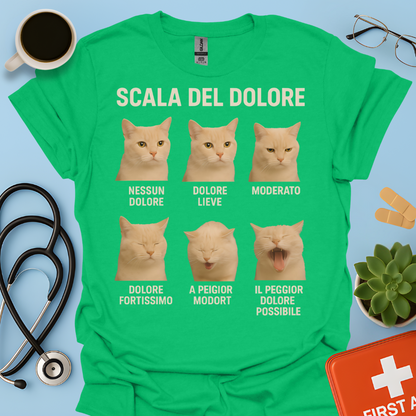 Scala del Dolore dei Gatti - Infermiera Anestesista Maglietta