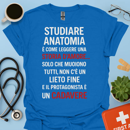 Studente Professore di Anatomia Divertente Maglietta