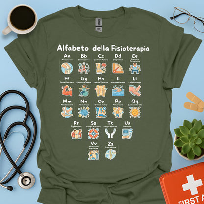 Maglietta Alfabeto Fisioterapia