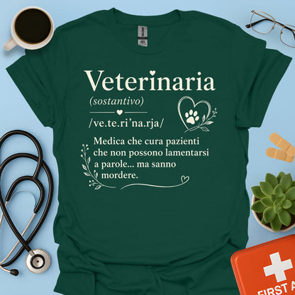 Maglietta Veterinaria: Definizione Divertente