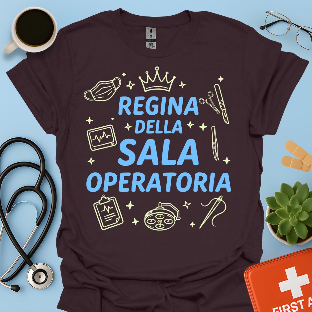 Regina della Sala Operatoria - Maglietta Infermiera e Chirurgo