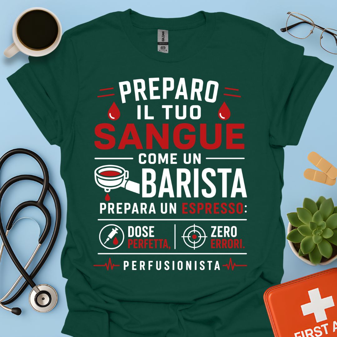 Idea Regalo Divertente Maglietta Perfusionista