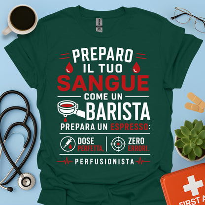 Idea Regalo Divertente Maglietta Perfusionista