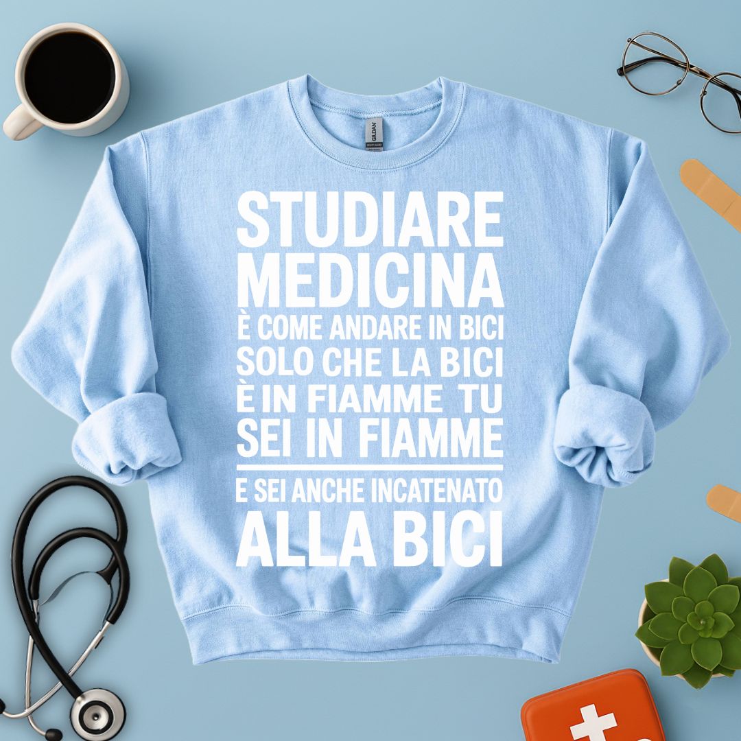 Felpa Divertente Studente Medicina