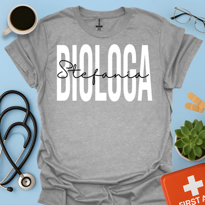 Maglietta Biologa Donna Personalizzata