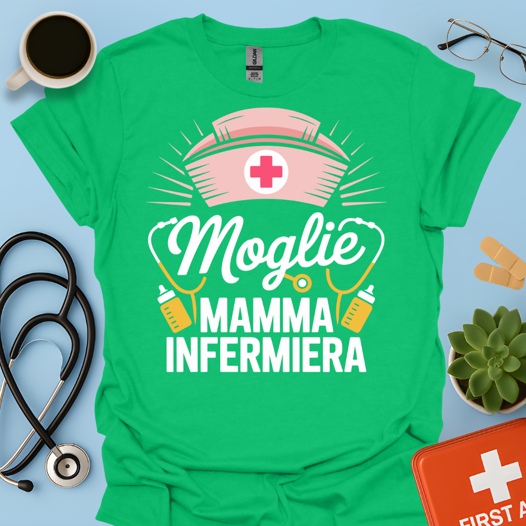 Moglie Mamma Infermiera - Infermiera Maglietta