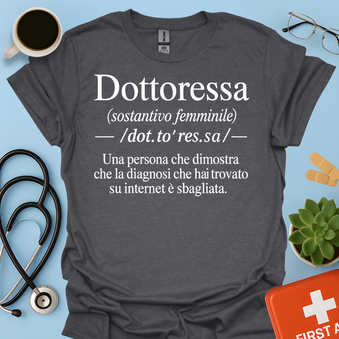Definizione di Medico Dottoressa Maglietta
