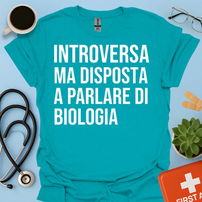 Maglietta Biologia Donna