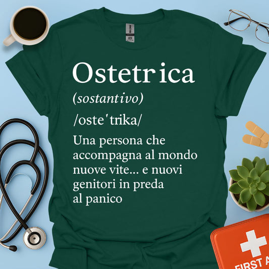 Definizione Ostetrica Maglietta