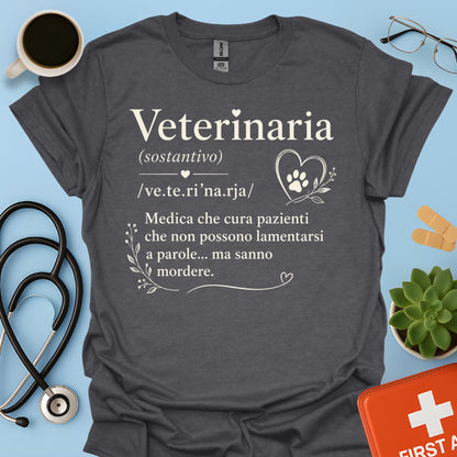 Maglietta Veterinaria: Definizione Divertente