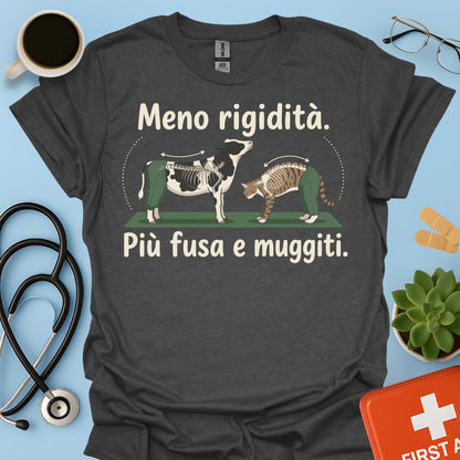 Maglietta Fisioterapista Divertente – L'esercizio Gatto-Mucca