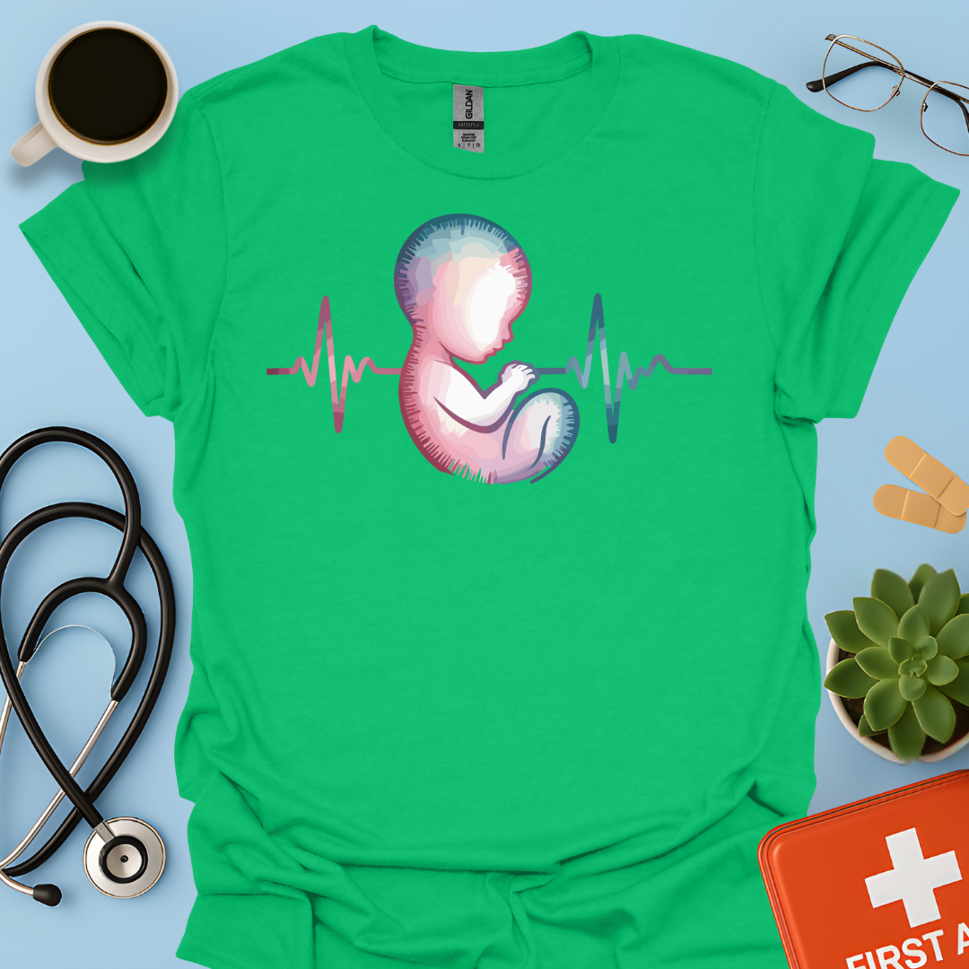 Battito del Bambino - Ostetrica  / Ginecologa Maglietta