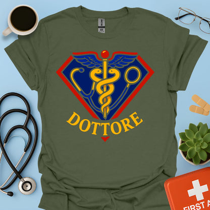 Regalo Divertente Super Dottore Medico Maglietta