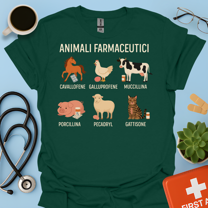 Animali Farmaceutici - Farmacista / Veterinaria Maglietta
