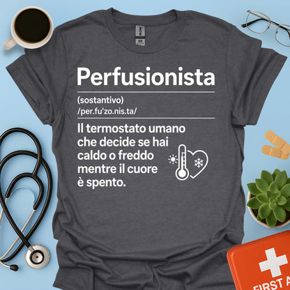 Maglietta Definizione Perfusionista