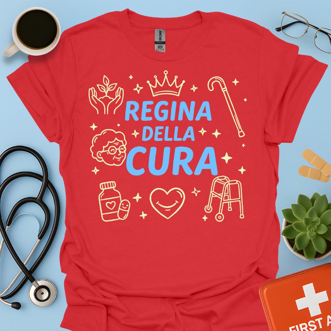 Regina della Cura - Maglietta per Geriatra / OSS