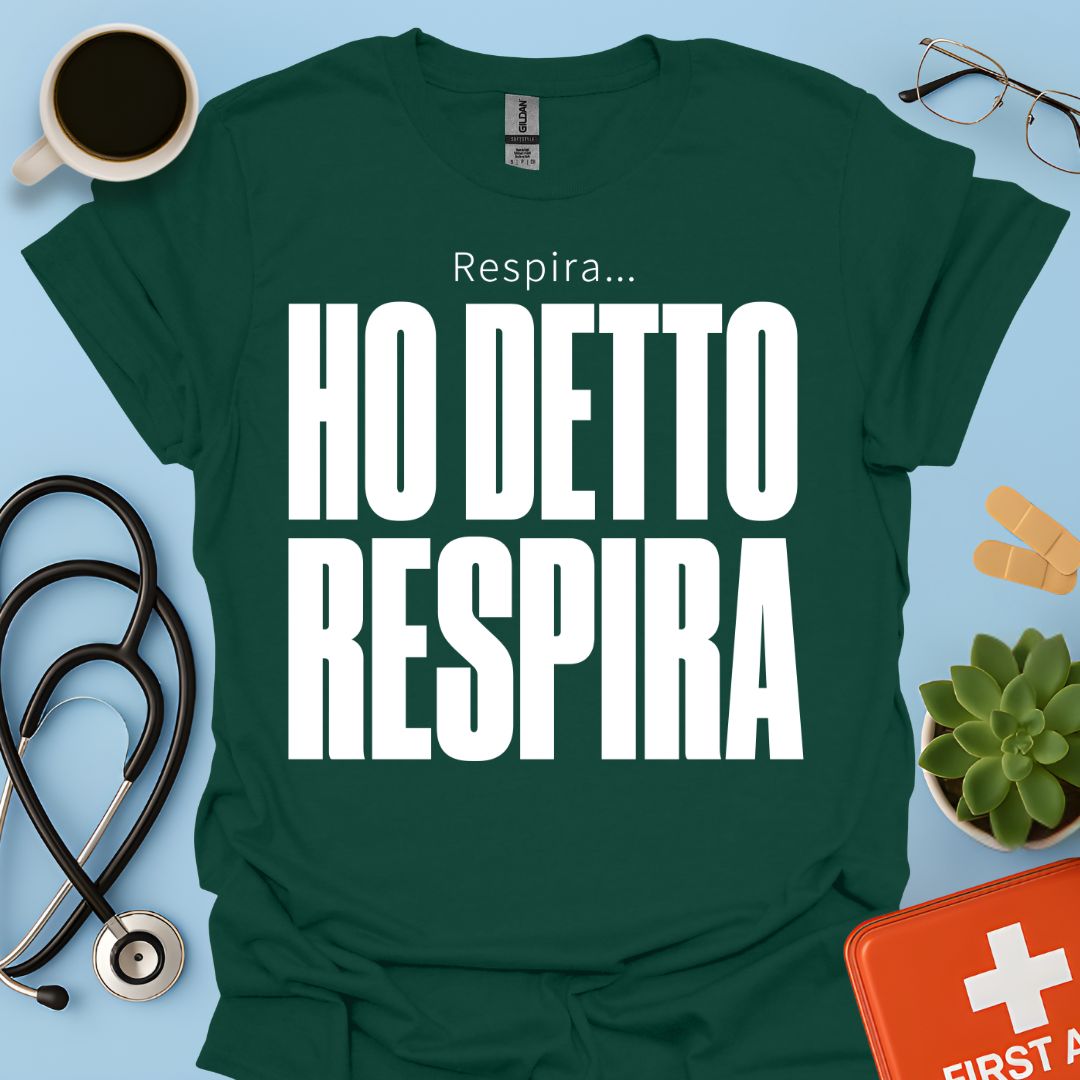 Maglietta Pneumologo – Respira… Ho Detto Respira