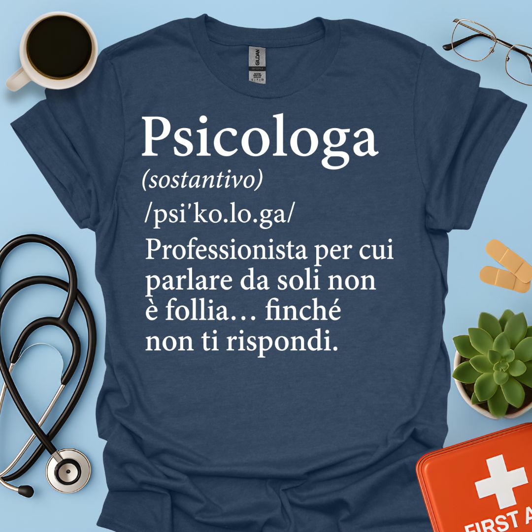 Maglietta Definizione Psicologa