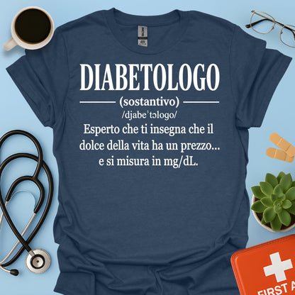 Maglietta Definizione Diabetologo