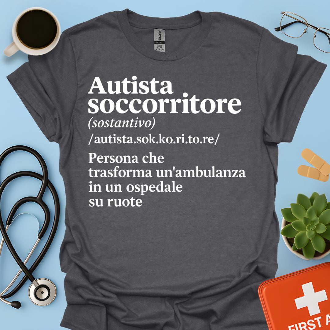 Maglietta Autista Soccorritore – Ambulanza Ospedale