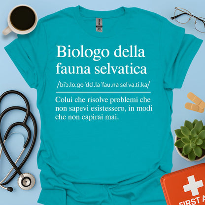 Maglietta Biologo Della Fauna Selvatica