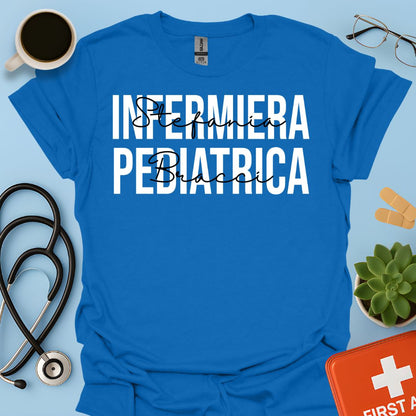 Maglietta Infermiera Pediatrica Personalizzata