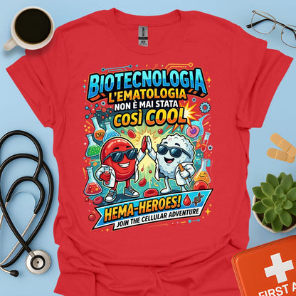 Maglietta Biotecnologia Ematologia