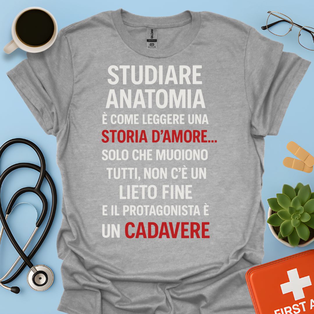 Studente Professore di Anatomia Divertente Maglietta
