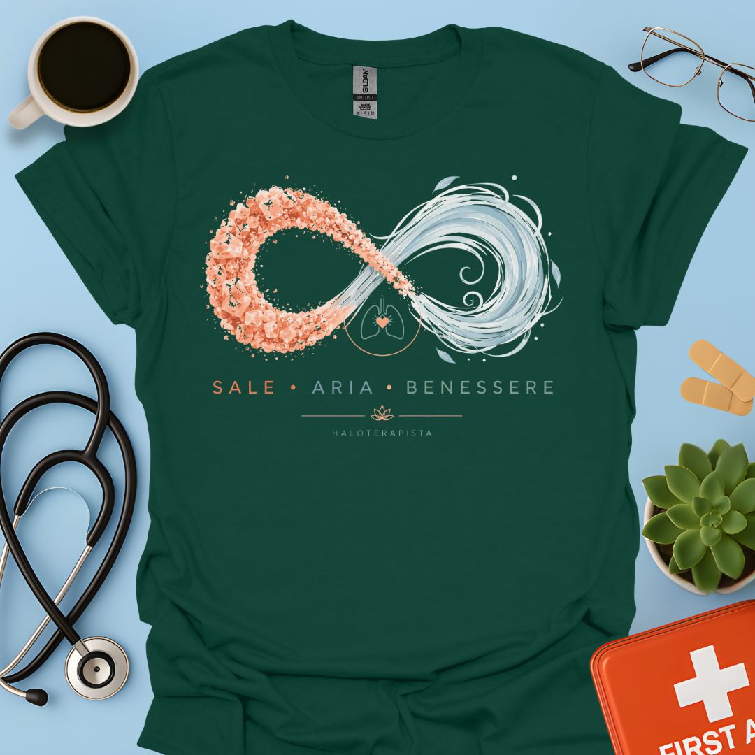 Maglietta Haloterapista | Sale • Aria • Benessere