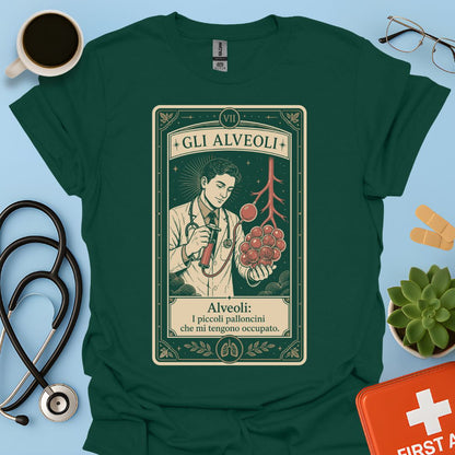 Maglietta Pneumologo – Gli Alveoli Carta dei Tarocchi