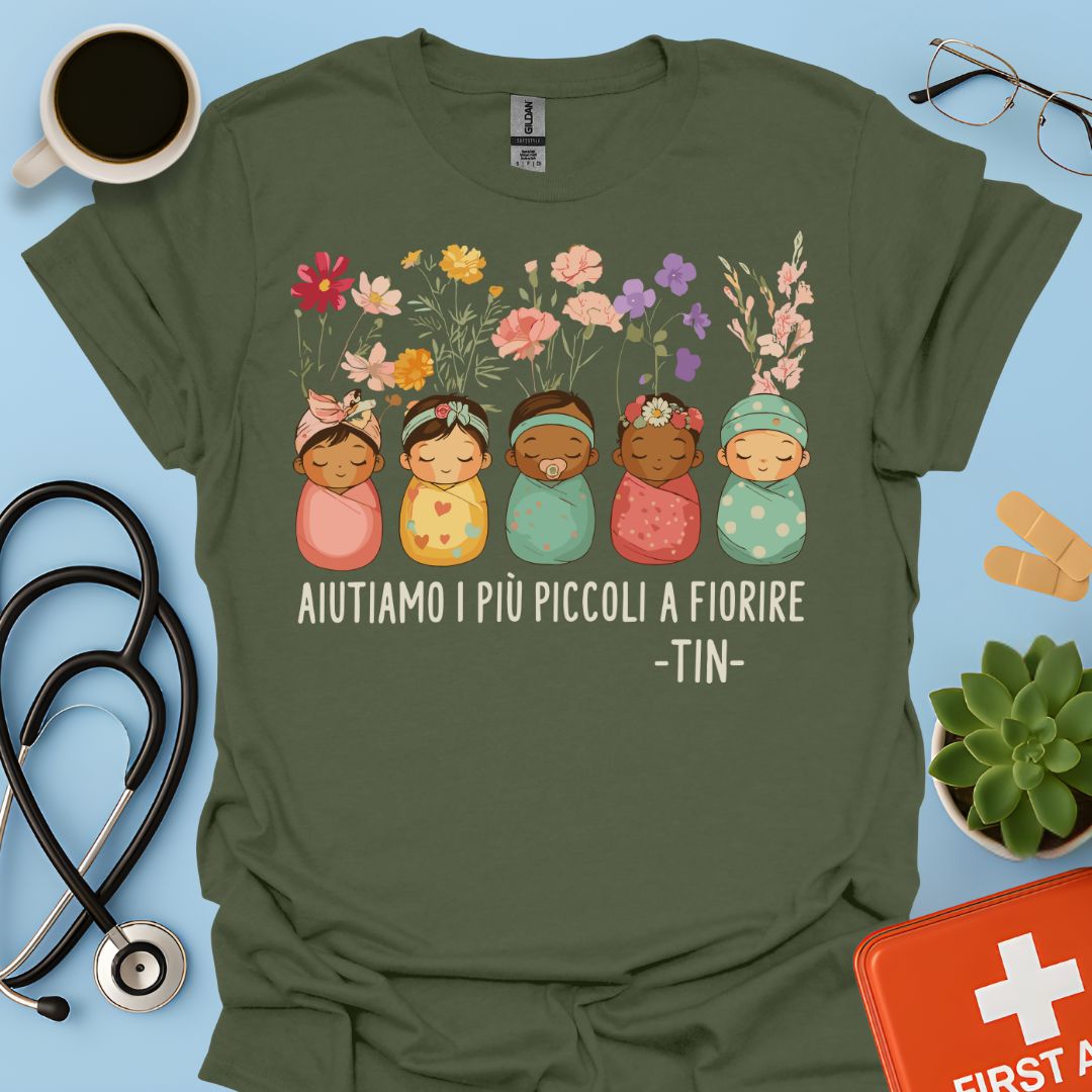 Aiutiamo I Più Piccoli A Fiorire – TIN Maglietta
