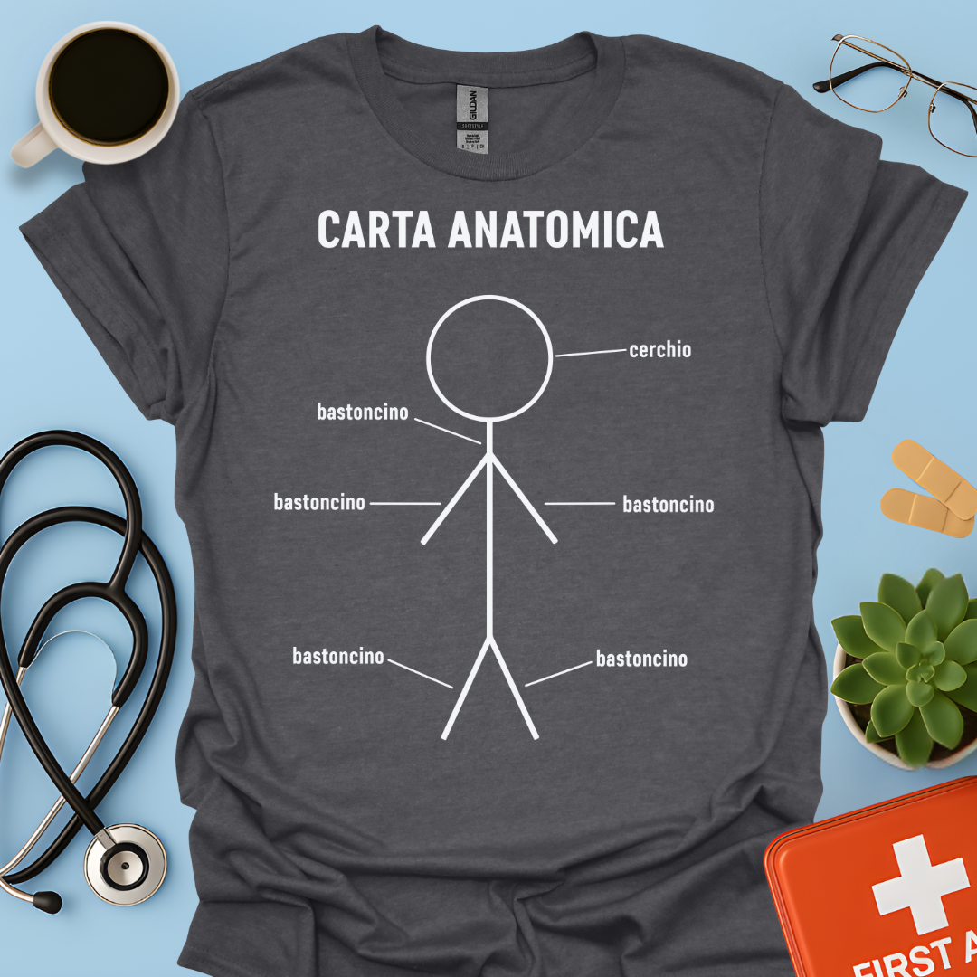 Carta Anatomica Maglietta