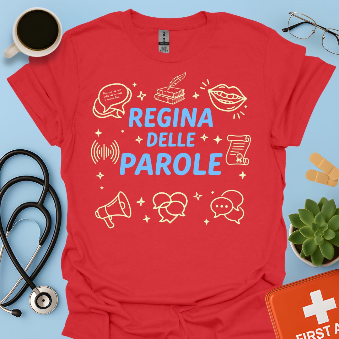 Regina delle Parole - Maglietta Logopedista