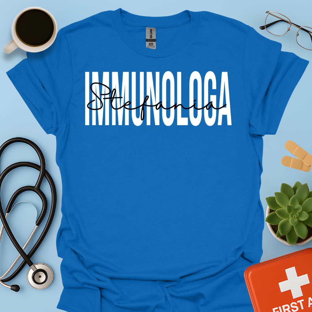 Maglietta Immunologa Personalizzata
