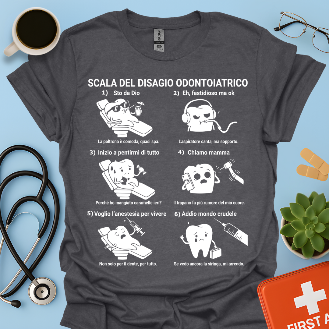 Maglietta Divertente per Dentista, ASO e Igienista