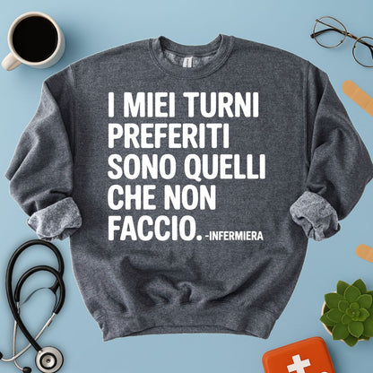 Felpa Divertente Infermiera