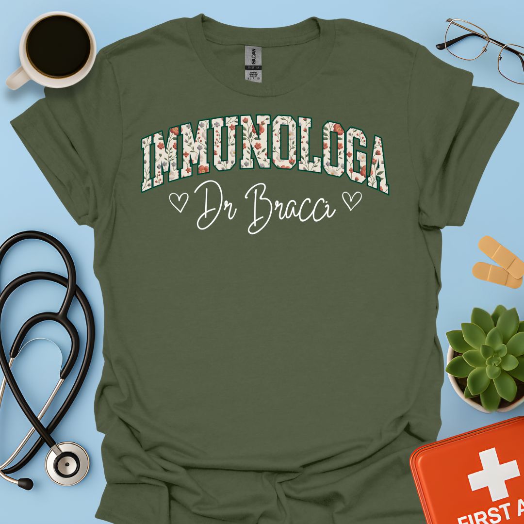 Maglietta Immunologa Personalizzata