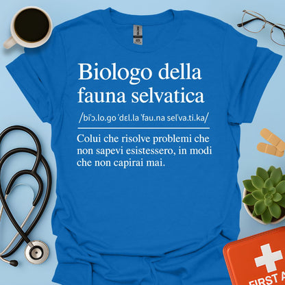 Maglietta Biologo Della Fauna Selvatica