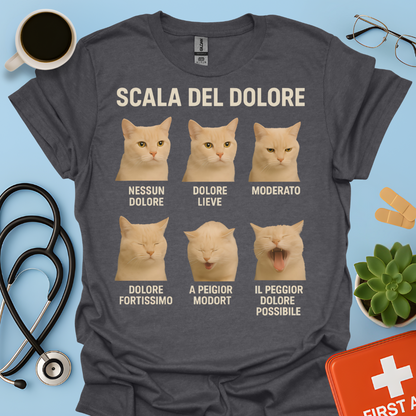 Scala del Dolore dei Gatti - Infermiera Anestesista Maglietta