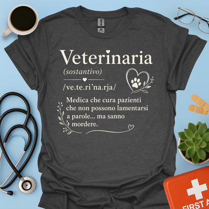 Maglietta Veterinaria: Definizione Divertente