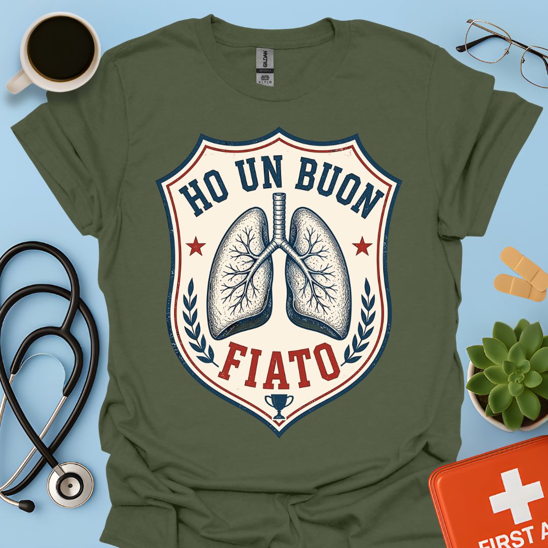 Maglietta Pneumologo – Ho un Buon Fiato