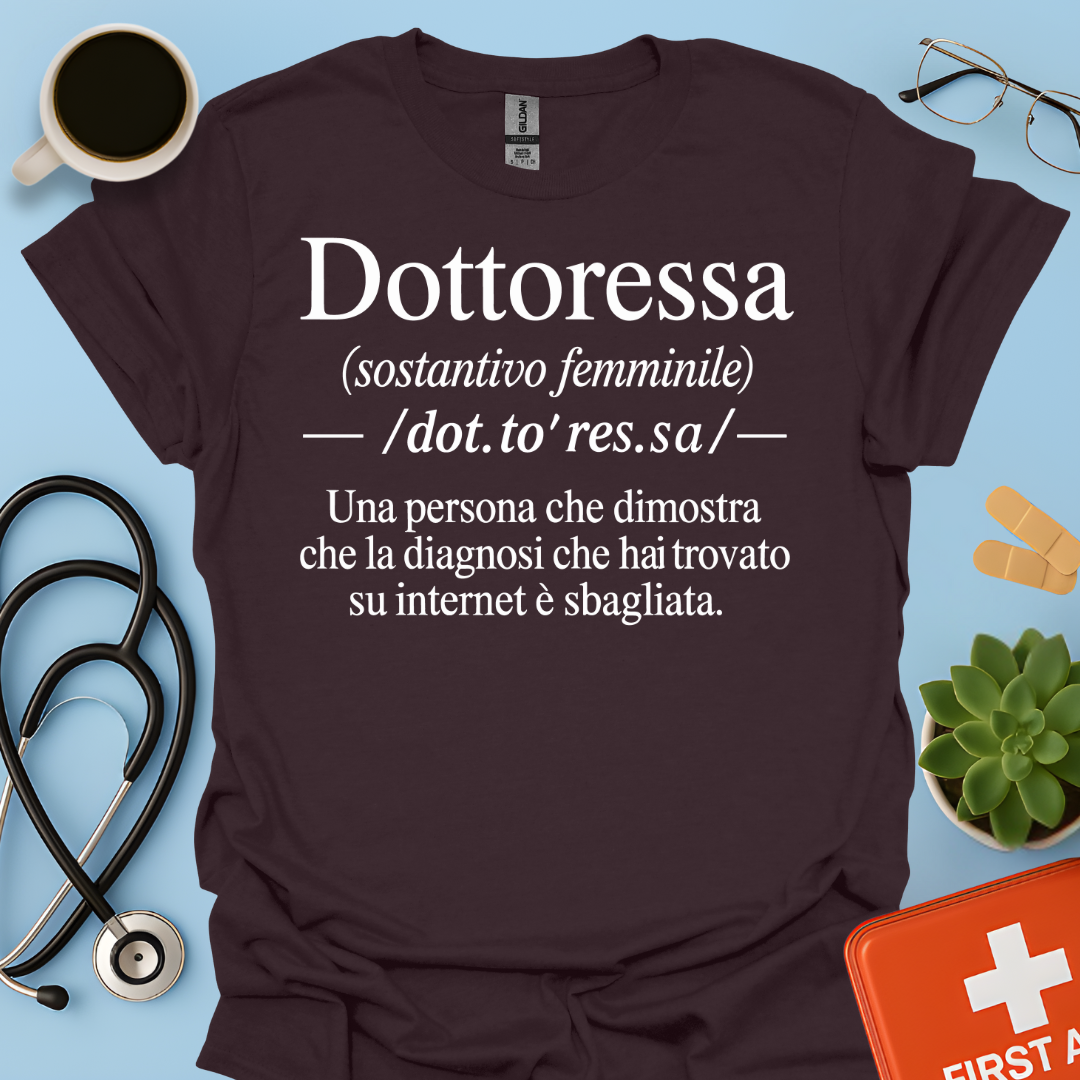 Definizione di Medico Dottoressa Maglietta
