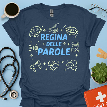 Regina delle Parole - Maglietta Logopedista