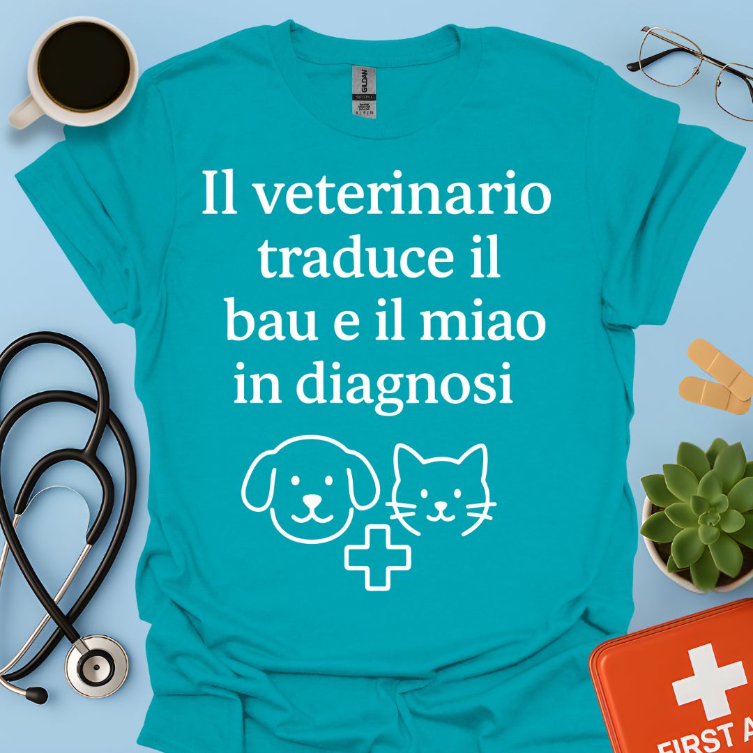 Divertente Veterinario Maglietta